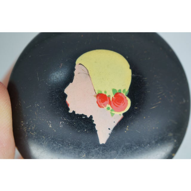 2 Antique Art Deco Celma Company Flapper Rouge Powder Makeup Compacts For Sale - Image 18 of 18