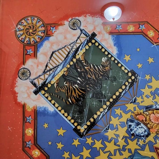 Illustration Framed Vintage Hermès "La Magie" Silk Scarf by Claudia Stuhlhofer-Mayr 1999 For Sale - Image 3 of 14