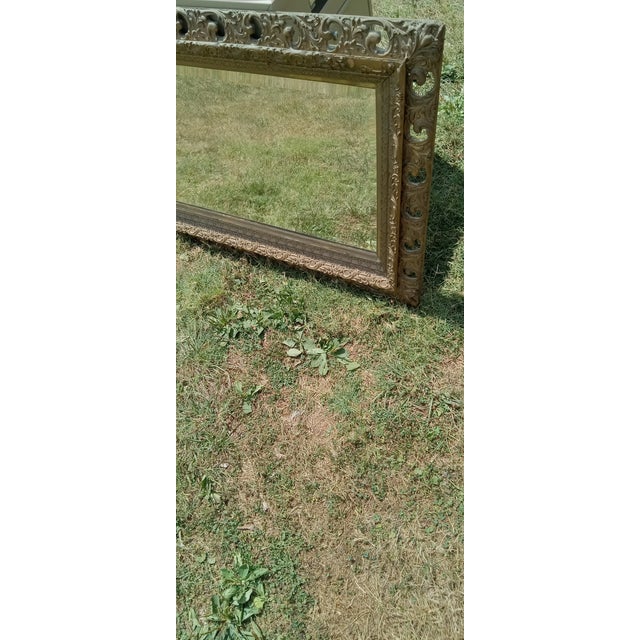 19th Century Carved Giltwood Frame Wall Mirror For Sale - Image 11 of 12