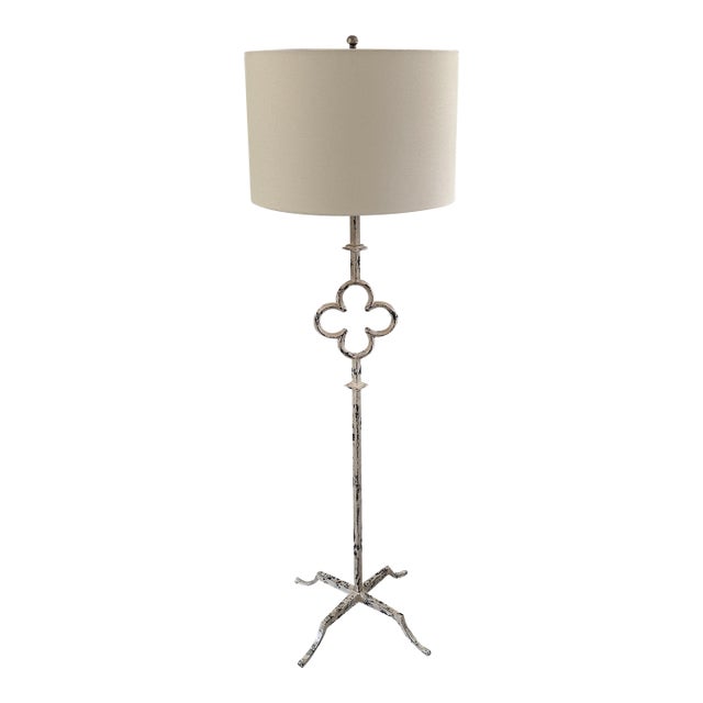Suzanne Kasler Quatrefoil Floor Lamp For Sale