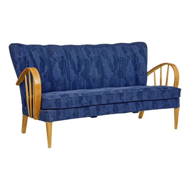 Mid-Century Scandinavian Elm Frame Sofa, 1960 For Sale