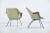 A pair of light grey polyester lounge chairs model No. 416 designed by Wim Rietveld (son of Gerrit Thomas Rietveld) and...