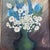 1960’s original impressionist still life painting of a bouquet of flowers in a chunky frame. Signed and framed. Measures...