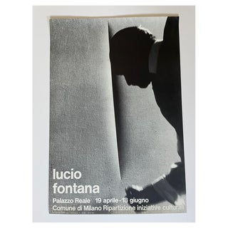 Ugo Mulas, Lucio Fontana Exhibition at the Palazzo Reale in Milan, 1972, Poster For Sale