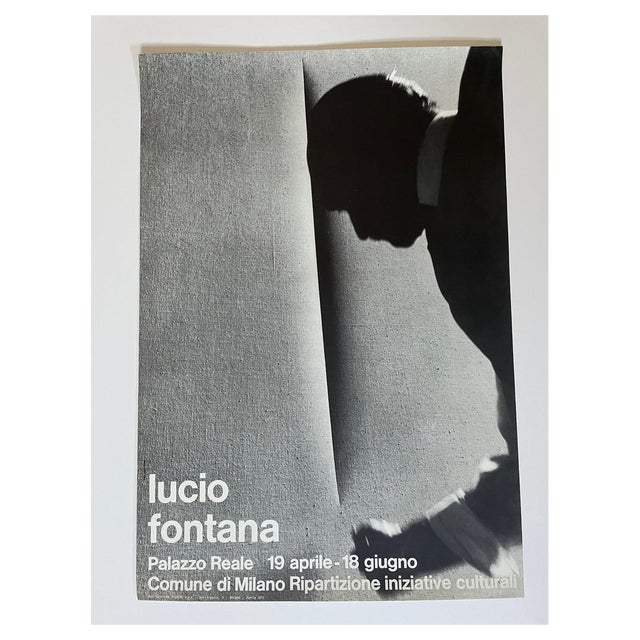 Ugo Mulas, Lucio Fontana Exhibition at the Palazzo Reale in Milan, 1972, Poster For Sale