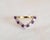 18ct Gold Diamond & Amethyst Dress Ring, 1995 For Sale - Image 9 of 12
