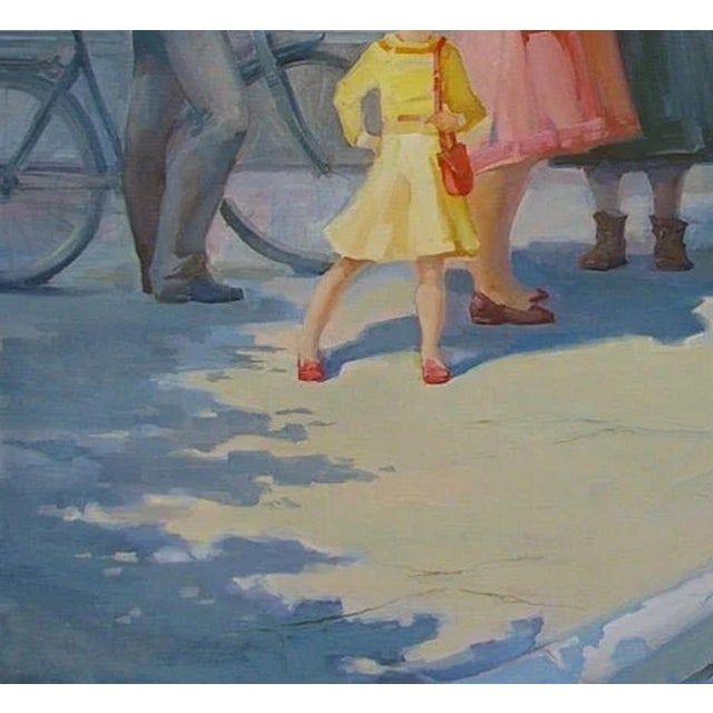 Soviet Era Oil Painting: Ukrainian Artist Ushakov, 1989 110-120 For Sale - Image 4 of 6