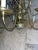 Mid 20th Century Vintage Large Dutch Style 10 Arm Lights Chandelier, Brass For Sale - Image 5 of 6