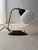 Metal Vintage Brass and Frosted Glass Table Lamp For Sale - Image 7 of 11