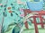 Not Yet Made - Made To Order Hand-Painted Chinoiserie Wallpaper Panels – Luxury Green Botanical Bird Mural, Elegant Floral Wall Art, 3 Panels 36x79” For Sale - Image 5 of 6