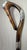 Wood Antique 19th Century Handmade Tooled Sterling Silver Wood Walking Stick Cane For Sale - Image 7 of 13