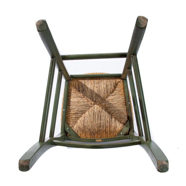 Italian Barstool with Plaid Seat Cushions For Sale In Nashville - Image 6 of 13