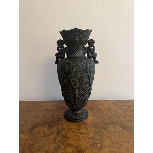 Antique Victorian Vases by Bernhard Bloch, 1890, Set of 2 For Sale - Image 6 of 9