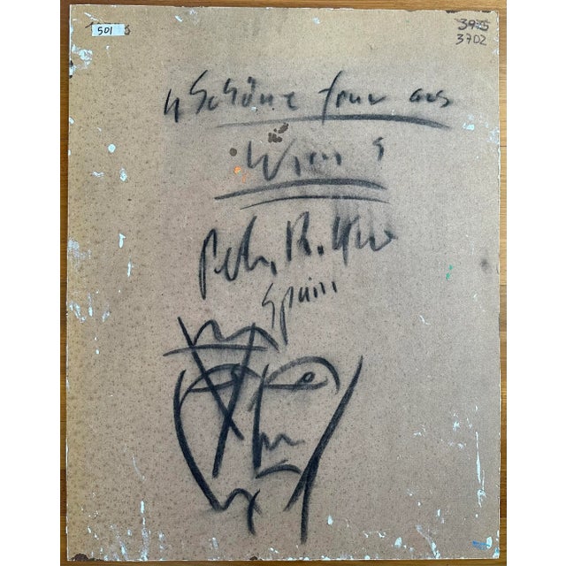 Titled Peter Keil Painting, 1964 - Junge Wilde Collection For Sale - Image 9 of 9