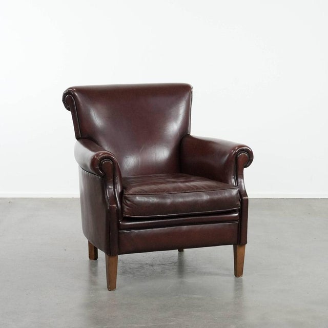 Club Chair in Sheepskin Leather For Sale - Image 16 of 16