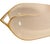 An elegant vintage serving dish by Pickard China, featuring a sculptural leaf-shaped form accented with fine gilt...