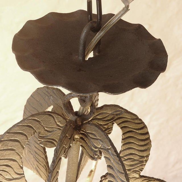 Brutalist Pendant Lamp, Spain, 1950s For Sale - Image 12 of 15