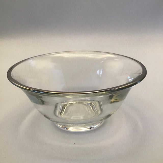 1970s Platinum Rim Noritake Salad Bowl Set- Set of 7 For Sale - Image 5 of 13