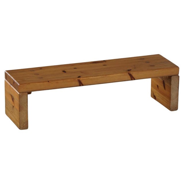 Mid-Century Swedish Modern Brutalist Table or Bench in Pine, 1960s For Sale - Image 16 of 16