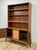 Vintage Lane MCM Hutch Rhythm Cane Door Bookcase Display China Cabinet Shelving For Sale - Image 11 of 17