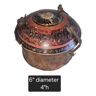 Antique Spice Storage Box From India For Sale