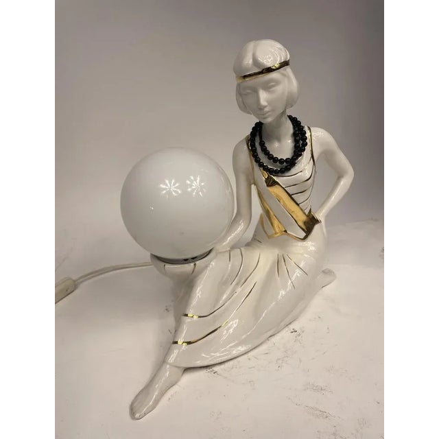 Liberty Style Table Lamp in Ceramic, 1970s For Sale - Image 4 of 10