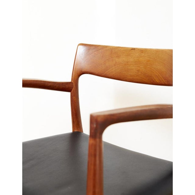 Model 57 Chair in Teak by Niels Otto Møller for J.L. Møllers, 1970s For Sale - Image 10 of 18