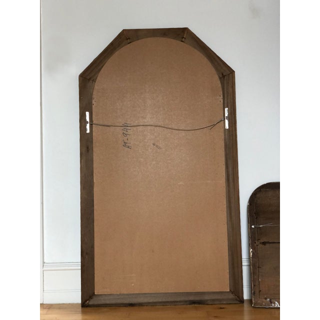 Large Vintage Venetian Brass Mirror – Gold Hollywood Regency, Spanish 1990s For Sale - Image 11 of 13