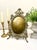 Beautiful antique or vintage ornate solid brass or bronze picture frame with brass backing. It features elaborate...