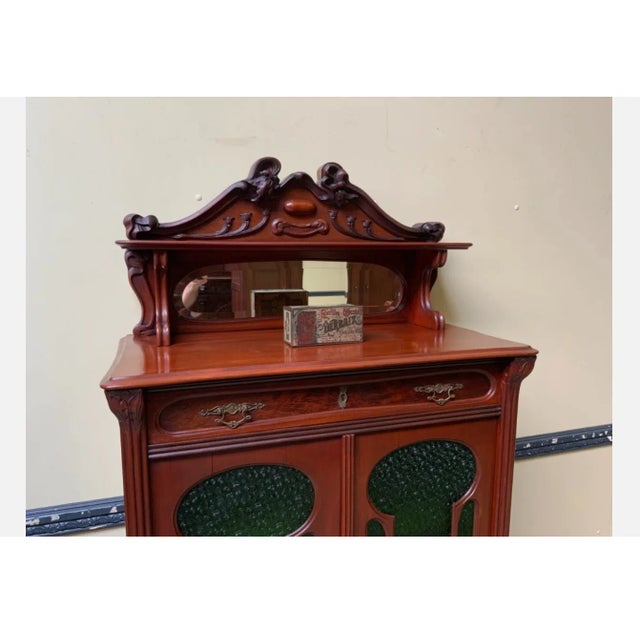 Wood Antique Art Nouveau Jugendstil Showcase, 1900 For Sale - Image 7 of 10
