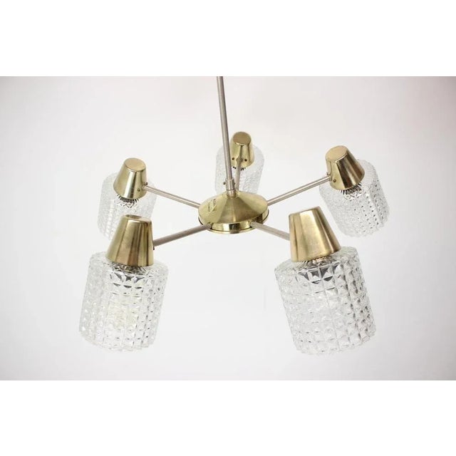 1970s Mid-Century Pendant from Kamenický Šenov, 1970s For Sale - Image 5 of 12