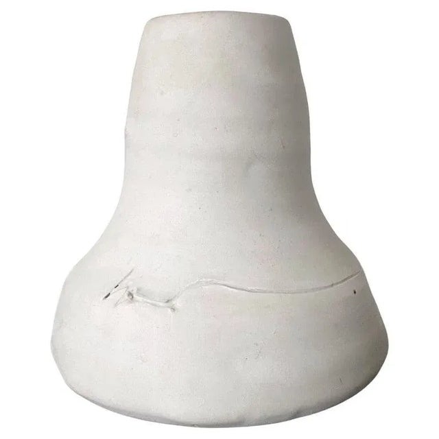 Sculptural Ceramic Funnel Vase by Robert Turner For Sale - Image 13 of 13
