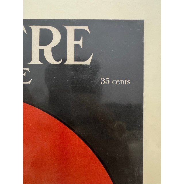 Art Deco 1922 Original Theatre Magazine Cover, October, Homer B. Conant, Art Deco, Matted For Sale - Image 3 of 7