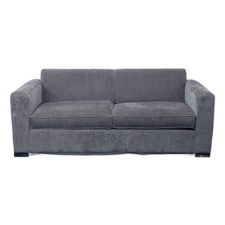 McCreary Modern Gray Sleeper Sofa With Wide Arms For Sale