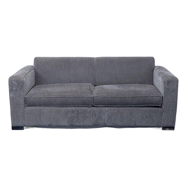 McCreary Modern Gray Sleeper Sofa With Wide Arms For Sale