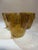 Mediterranean Vintage 1970s Venini for Disaronno Murano Glass Ice Bucket, Amber & White For Sale - Image 3 of 13