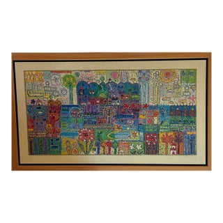 Seung Lee Woodcut Art for Life. “Paradise” For Sale