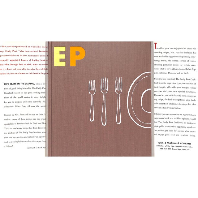 "The Emily Post Cookbook" 1951 Post, Emily For Sale In New York - Image 6 of 11