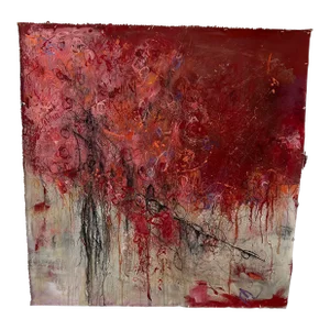 "Untitled #5" Contemporary Original Abstract Acrylic Painting by Stephanie Visser