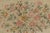 Vintage Hooked Rug in Cream With Floral Medallion | Rug & Kilim For Sale In New York - Image 6 of 8