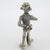 Vintage Italian Handmade Silver Elderly Bocce Player Figurine by Raspini, Arezzo, 1970s For Sale - Image 6 of 11