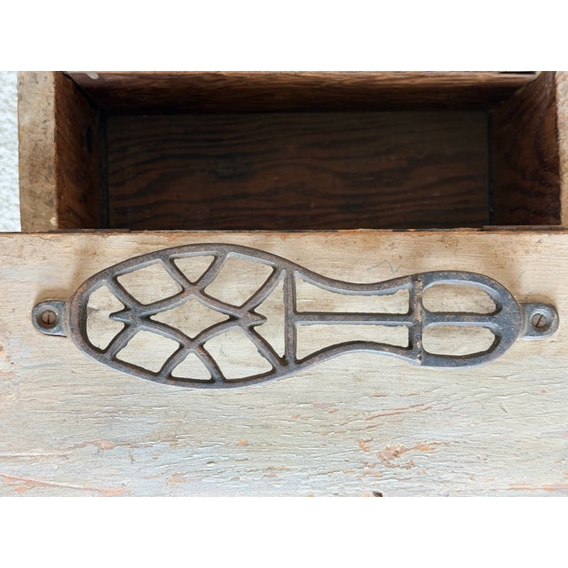 1960s Folk Art Equestrian Decor Boot Shine Box/Stool For Sale - Image 5 of 12