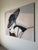 Large 1980s Postmodern Art Deco Style Woman Portrait Acrylic on Canvas Painting – Signed For Sale - Image 4 of 16