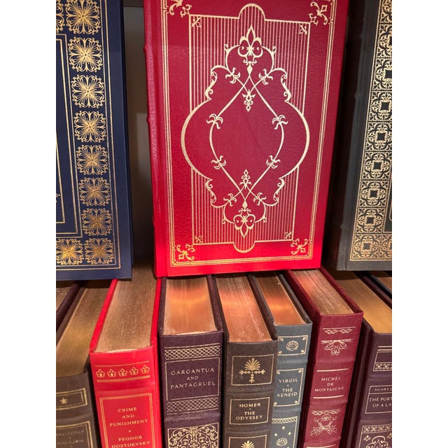 Textile Vintage Franklin Library Collection - Set of 40 Books, Published by Franklin Library For Sale - Image 7 of 7