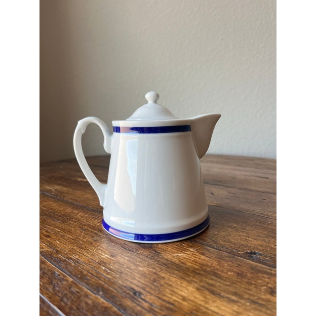 Williams Sonoma Brasserie Pattern Creamer Made in Japan For Sale - Image 4 of 8