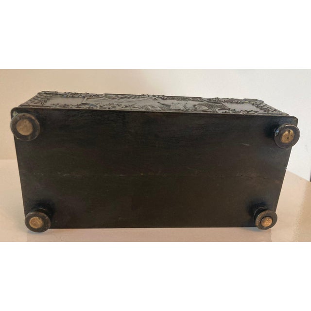 Antique Bronze Box Commemorating the Battle of Lyndanisse Denmark For Sale In New York - Image 6 of 18