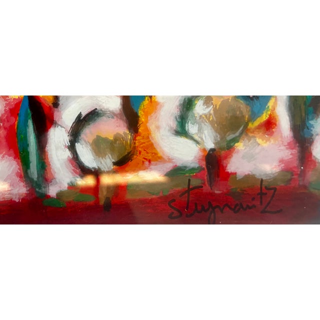 Late 20th Century Zamy Steynovitz "Fly Over Jerusalem" Framed Serigraph, 254/350 For Sale In New York - Image 6 of 8