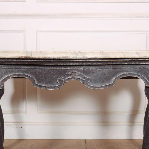Stone Italian Painted Console Table For Sale - Image 7 of 11