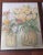 Mid-Century Modern Garden Floral Painting Two Bouquets Flowers For Sale - Image 3 of 11