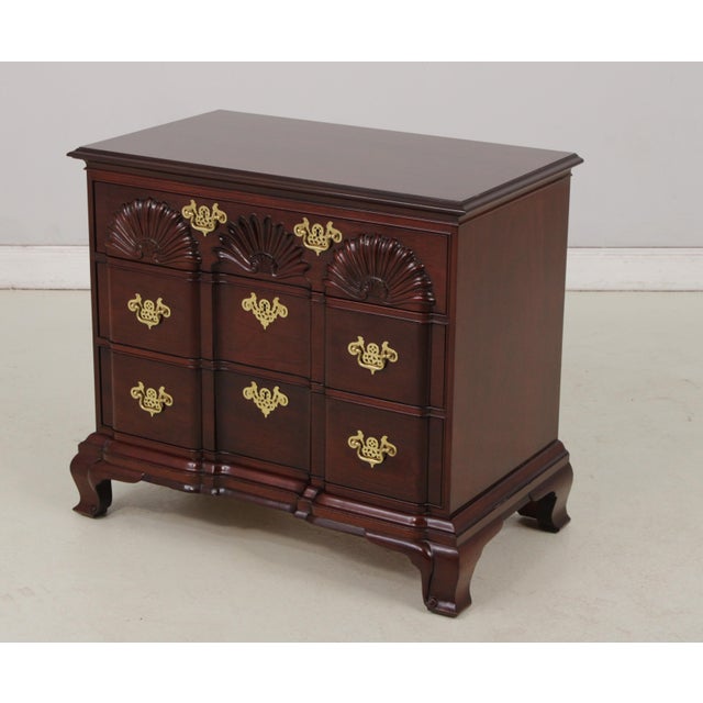 Chippendale Kindel Mahogany Block Front Goddard Chest For Sale - Image 3 of 16